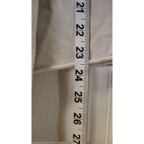 Hem & Thread Beige Large Half Button Long Sleeve Pullover - Picture 3 of 5